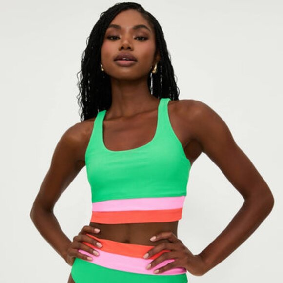 Beach Riot Mackenzie Top Island Green - Picture 1 of 2